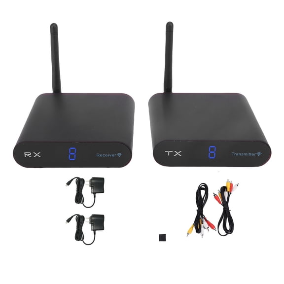 Sorven Wireless Audio Video Receiver Transmitter Wireless Wireless AV Receiver and Transmitter 5.8GHz Audio Video Transceiver System Kit 300M Distance