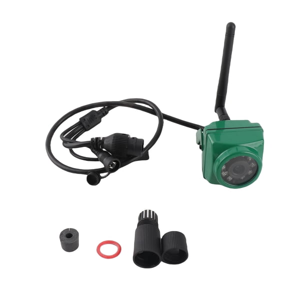 Sorven Wireless Bird Watching CameraBird Watching Security Camera, Silent APP Control Green Waterproof 10 LED Night Bird Box Camera for IOS for Outdoor 2MP