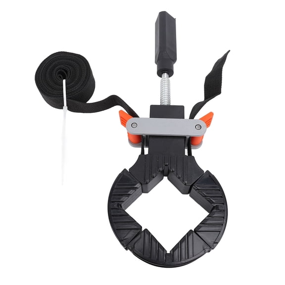 Sorven Woodworking Frame Clamping Strap Holder Band Clamp, Rugged Plastic Frame Removable Corner Braces Multifunctional Easy Adjustment Strap Clamp for Bookshelves