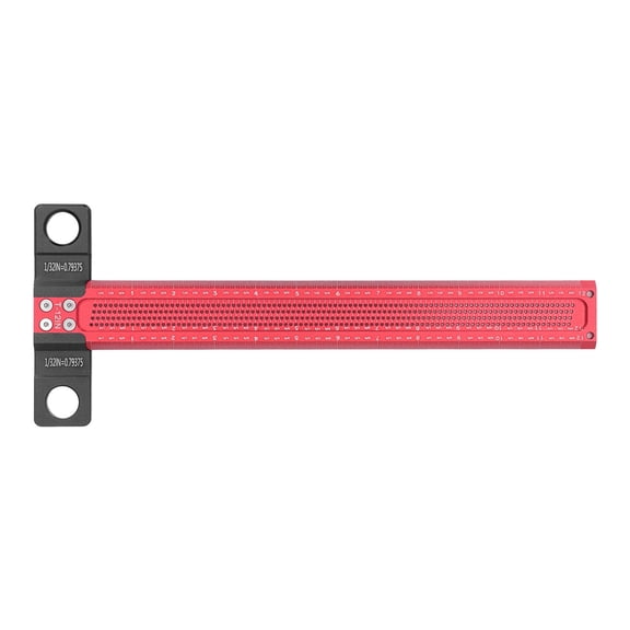 Sorven Woodworking Scriber T Ruler Woodworking Scriber, Metric Woodworking Scriber T Square Ruler Accurate for Marking