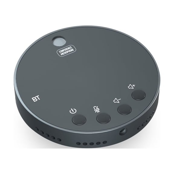 Sorven computer speakers with microphone Speakers Desktop USB Conference Speakerphone BT Microphone 360 Omnidirectional Condenser Plug & Play PC Computer Mic with Speaker /Volume Function