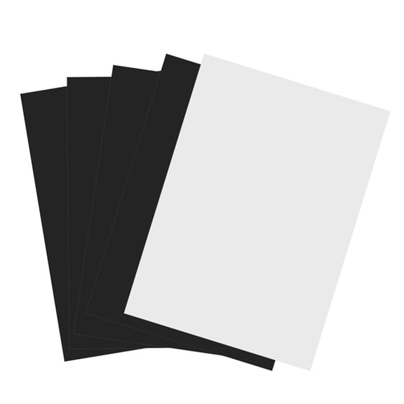 Sorven flexible sheet Magnetic Flexible Inkjet Printing Sheet, Photo Paper Magnet for A4 Paper, White, 5PCS, Magnet for Fridge, Iron Doors