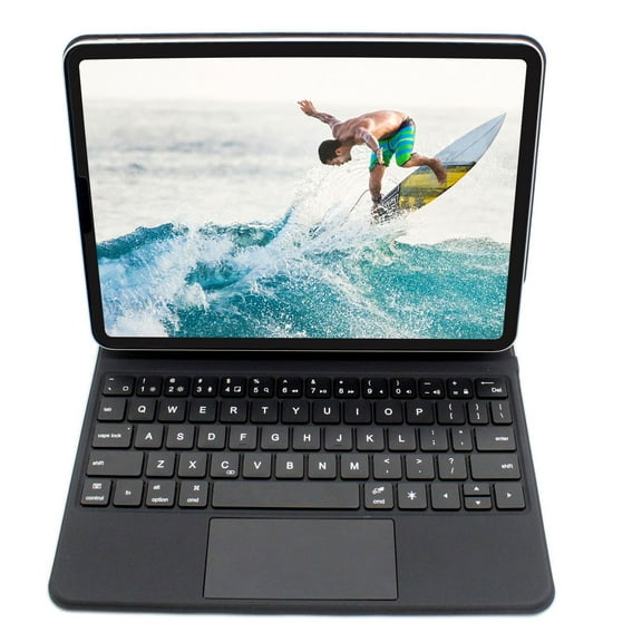 Sorven keyboard Magic Keyboard Multi-functional Trackpad Backlit Wireless BT Connection Long Battery Life Full Protection Suitable for 10.9/11 inch Keyboard