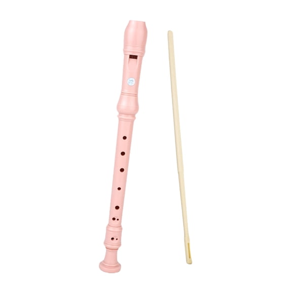 Sorven soprano recorder Recorder 8-Hole Soprano Recorder Instrument High Pitched C-Tone Flute Soprano Recorder Clarinet with Cleaning Stick ABS Resin for Beginners Professionals B Fingering C Key