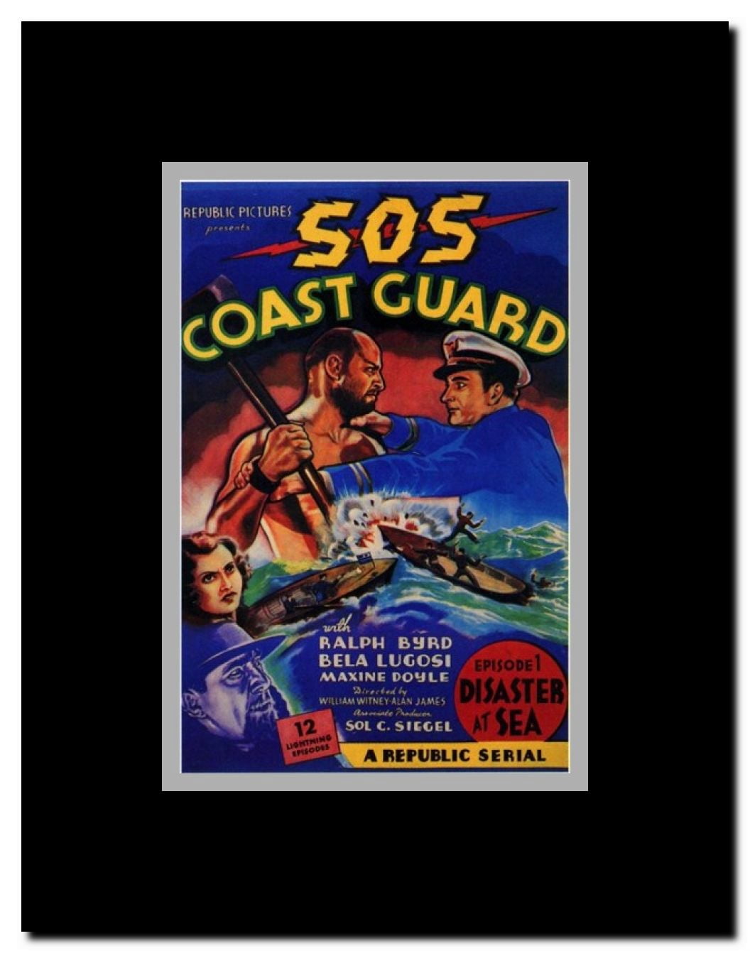 Sos Coast Guard Framed Movie Poster