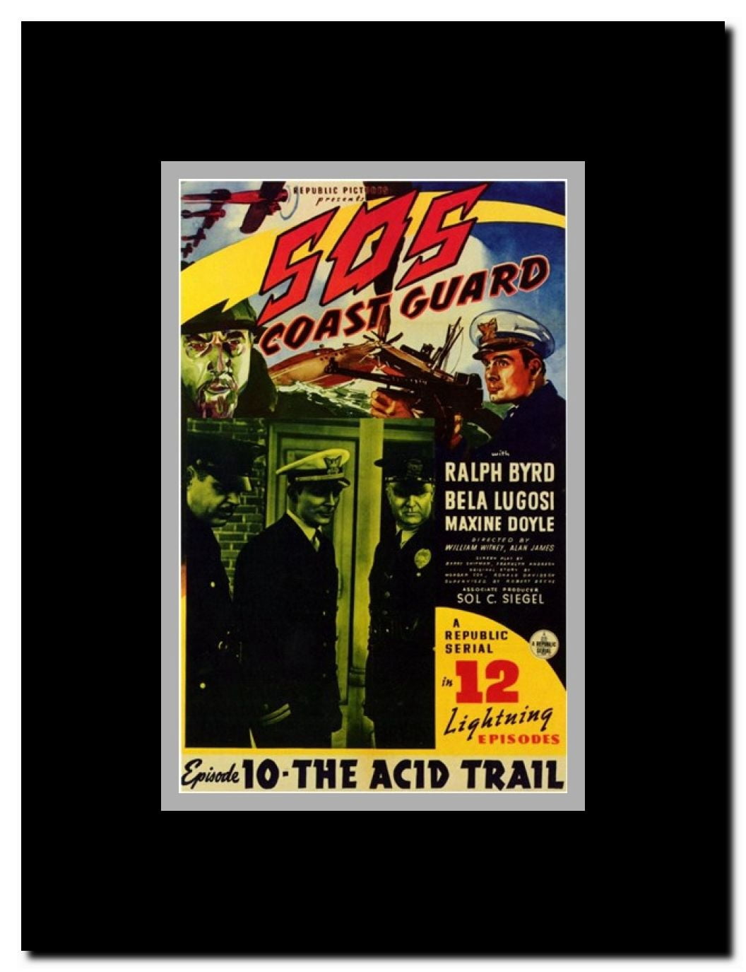 Sos Coast Guard Framed Movie Poster