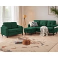 thumbnail image 1 of Soscana Living Room Furniture Set,Sectional Sofa with Storage Ottoman and Loveseat for Home Apartment Studio Office,L Shaped 3 Seat Couch with Footstool and 2 Seat Love Seat, 1 of 7