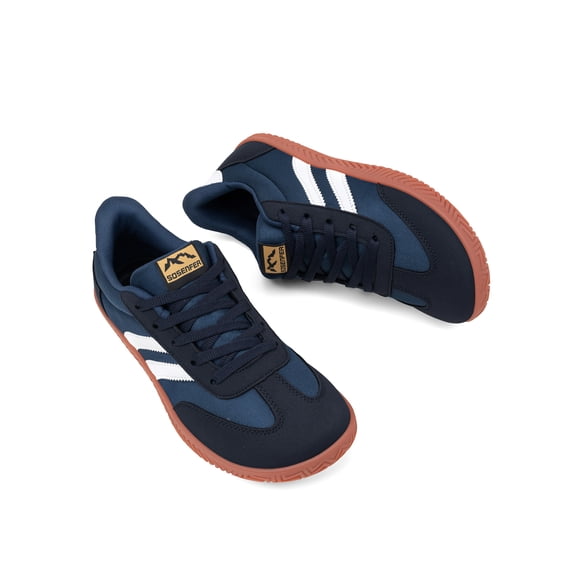 Sosenfer Hands-Free Slip-On Wide Toe Box Barefoot Sneakers - Men's and Women's Zero Drop Walking Shoes