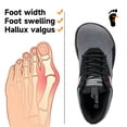 thumbnail image 1 of Sosenfer Hands-Free Slip-On Wide Toe Box Barefoot Sneakers - Women's Zero Drop Walking Shoes, 1 of 6