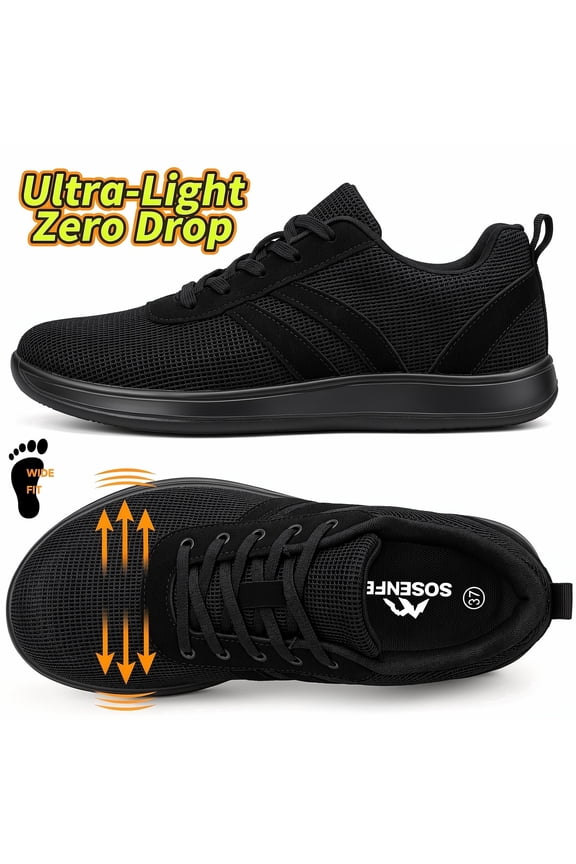 Ultra-Light Zero Drop Barefoot Sneakers - Women's Wide Toe Walking Shoes