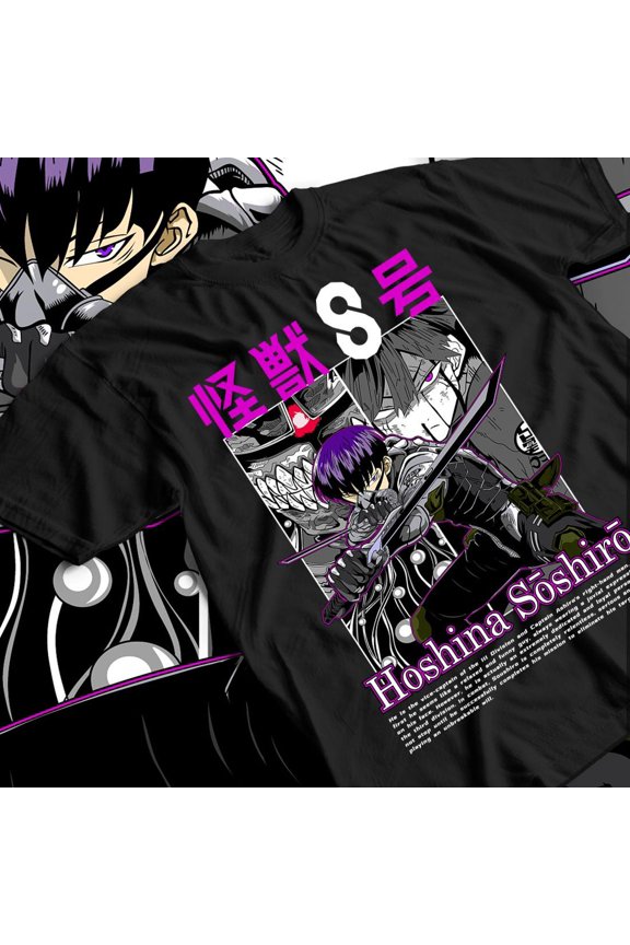 Soshiro Hoshina "The Dual-Blade Master" Streetwear Graphic Tee, Cotton Unisex Anime Style T-Shirt