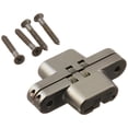 thumbnail image 1 of SOSS 208 Zinc Invisible Hinge with Holes for Wood or Metal Applications, Mortise Mounting, Antique Brass Exterior Finish, 1 of 1