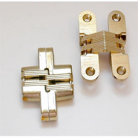 Soss SS0212 26D 1.13 in. Medium Duty Invisible Hinges, Satin Chrome