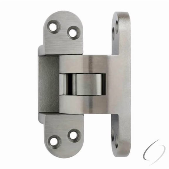 Soss & UIP Allegion 518US15.SOSS 4.62 x 1.25 in. Wide Throw Invisible Hinge, Satin Nickel