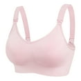Sostenes De Lactancia Materna Materna Bras Mom Cozy Nursing Bra Nursing Wireless Plus Size Pink