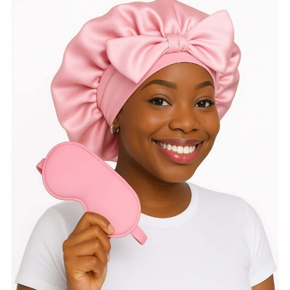 Sosun Beauty Fashion Bonnet With Matching Sleep Mask
