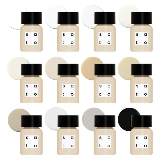 Soto Original Multi-Surface Paint Touch Up, Matte Finish, 5 Milliliters (Set of 12, Neutral Tones)