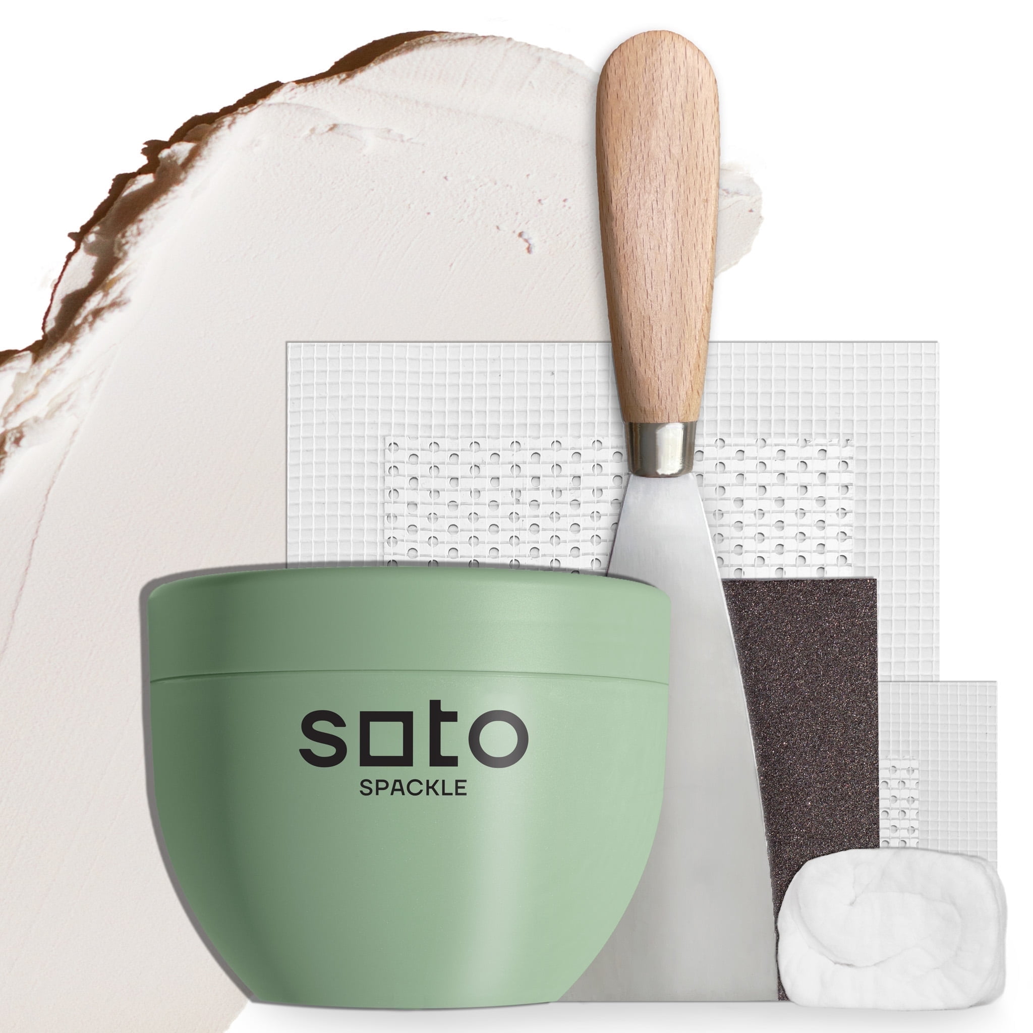 Soto Premium Lightweight Spackle Wall Repair Kit, Fills Holes Up to 4 ...