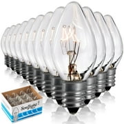 SouLight Incandescent 7W Light Bulbs, 12 Pack