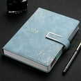 thumbnail image 1 of SouMaox 2025 Schedule Planner, Sturdy Artificial Leather Organizer, Date Tracking Notebook, Daily Agenda Management for Annual Goal Planning, 1 of 8