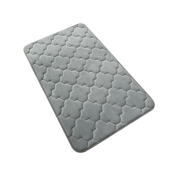 SouMaox Absorbent Bath Mat, Non Slip Entrance Rug, Machine Washable Sponge Floor Pad, Quick Dry Bathroom Carpet, Soft Decorative Foot Rug