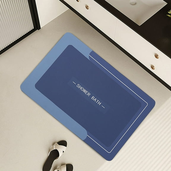 SouMaox Absorbent Bathroom Mat, Quick Drying Surface Floor Rug, Moisture Management Pad for Sink Area Shower Entrance