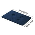 thumbnail image 1 of SouMaox Absorbent Bathroom Rug Non Slip Kitchen Mat Entryway Door Carpet Washable Indoor Floor Rugs Sponge Bedside Area Runner Home Decor, 1 of 8