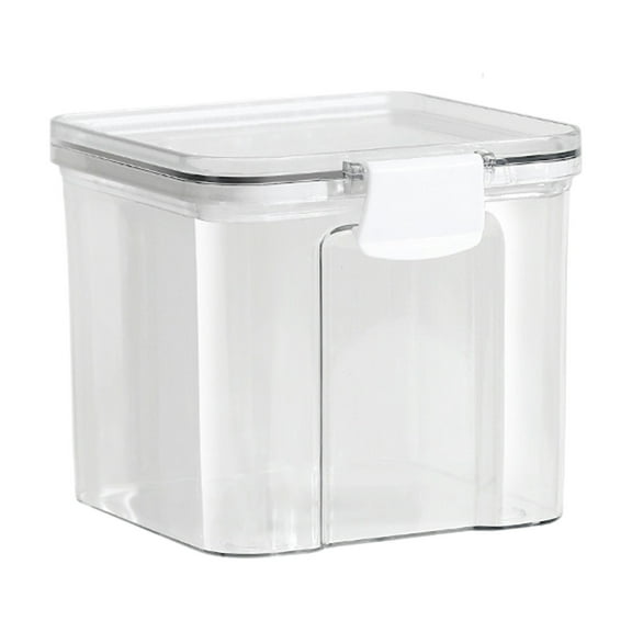 SouMaox Airtight Food Storage Container, Clear Plastic , Space Saving Organization, Dry Goods Arrangement for Kitchen Pantry