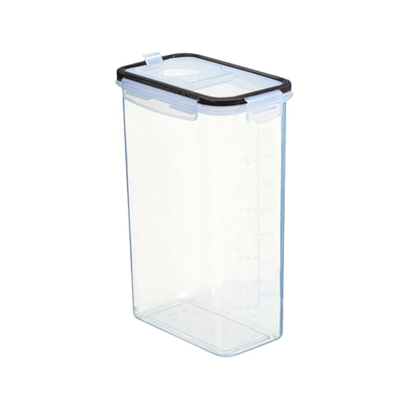 SouMaox Airtight Food Storage Container, Clear Plastic , Stackable Kitchen Pantry Organizer for Home Cabinet Cupboard Organization
