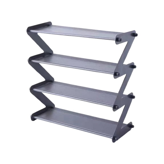 SouMaox Assembly Shoe Rack, Lightweight Durable Frame, Space Saving Tiered Design, Organize Footwear Entryway Closet, for Dormitories Home