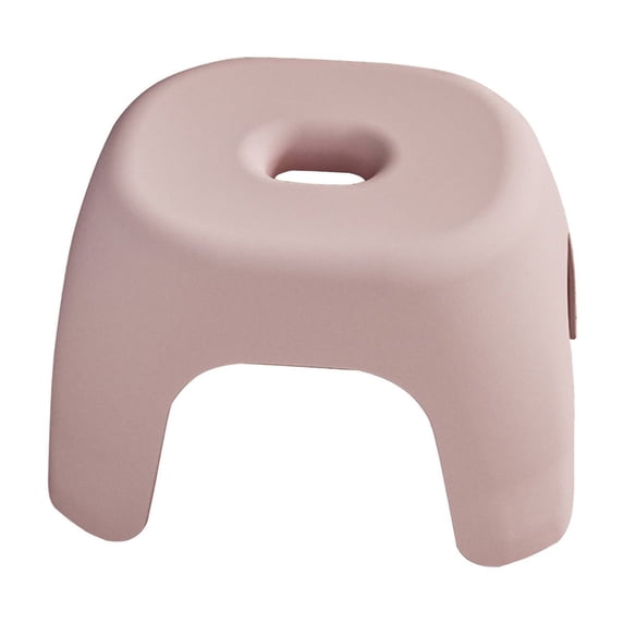 SouMaox Bathroom Step Stool Non Slip Base Low Seating Surface Plastic Utility Furniture Versatile Footrest Home Essential Modern Simple