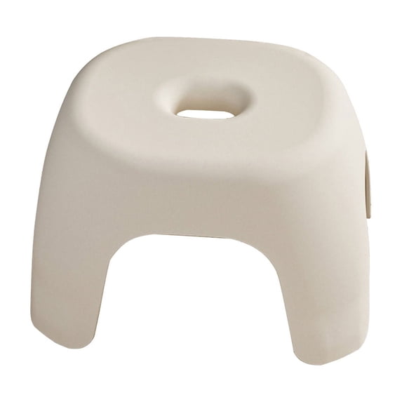 SouMaox Bathroom Step Stool Non Slip Base Low Seating Surface Plastic Utility Furniture Versatile Footrest Home Essential Modern Simple