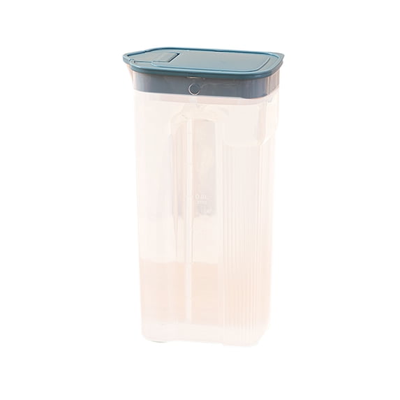SouMaox Beverage Pitcher Reusable Iced Tea Pot Plastic Juice Carafe with Removable Lid Large Pouring Spout Beverage Dispenser for Home Use