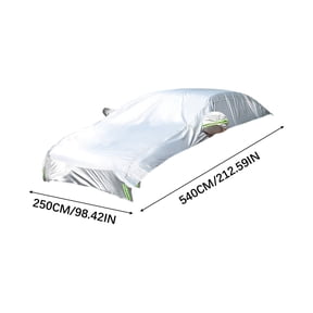 SouMaox Car Windshield Snow Cover, Sun Shade Front Window Shield, Universal Auto Exterior Frost Guard, All Weather Thermal Screen Protector