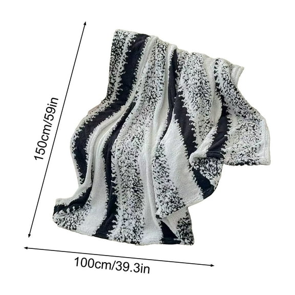 SouMaox Cationic Soft Cloud Blanket Lightweight Breathable Throw Comfy Warm Bedding Fleece Layer Versatile Home Travel Couch Cover Accessory