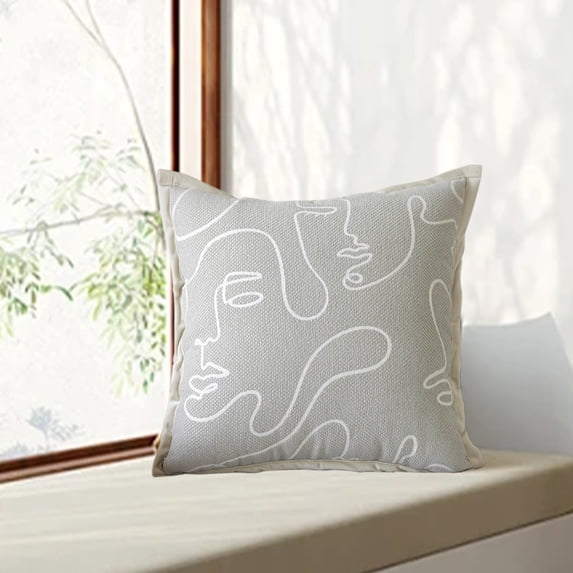 SouMaox Chenille Sofa Cushion, High Elasticity Living Room Decorative Pillow, Versatile Bedside Seating Accent for Indoor Window Benches
