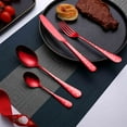 thumbnail image 1 of SouMaox Christmas Dinnerware Set Stainless Steel Festive Cutlery Holiday Flatware Dining Serving for Seasonal Table Settings, 1 of 6