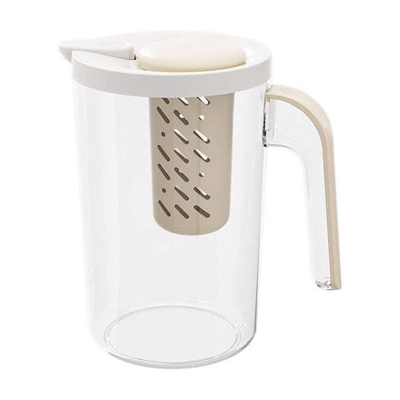 SouMaox Cold Brew Pitcher Refrigerator Beverage Dispenser Juice Kettle Iced Tea Maker Home Kitchen Drinkware Fruit Infusion Water Carafe