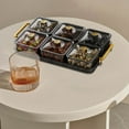 thumbnail image 1 of SouMaox Compartmentalized Platter High Value Nut Storage Fruit Tray Snack Serving Box for Living Room Holiday Gatherings, 1 of 8