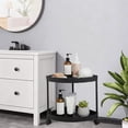 thumbnail image 1 of SouMaox Corner Storage Rack Freestanding European Style Side Table Nightstand Organizer Shelf for Living Room Bedroom Small Spaces, 1 of 6