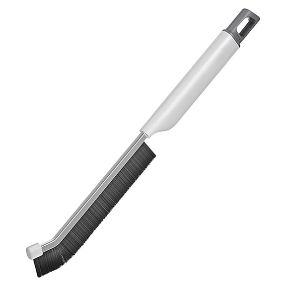 SouMaox Crevice Cleaning Brush Long Handle Grout Scrubber Bathroom Floor Tile Window Track Scraper Household Deep Clean Manual Tool