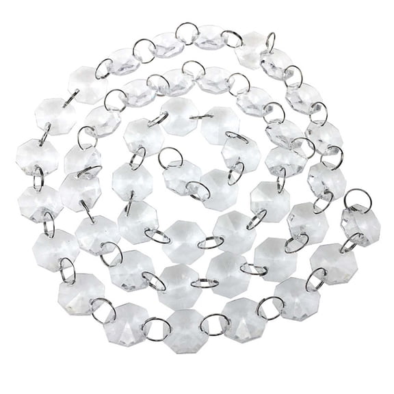 SouMaox Crystal Glass Bead Curtain, Sparkling Reflective Surface, Elegant Hanging Decor, Window Door Partition, for Wedding Home Settings