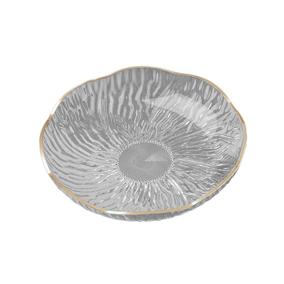 SouMaox Decorative Fruit Plate Detachable Draining Snack Server Flower Shaped Appetizer Platter Versatile Dessert Tray Modern Tableware