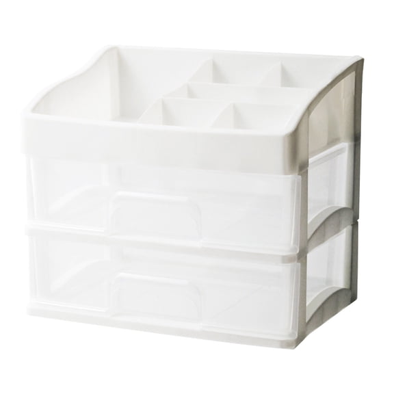 SouMaox Desktop Drawer Organizer Stackable Acrylic Bin Stationery Container for Home Office Tabletop