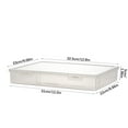 thumbnail image 1 of SouMaox Desktop File Storage Box Transparent Plastic Office Document Organizer Stackable Stationery Bin Paper Holder Workspace Container, 1 of 8