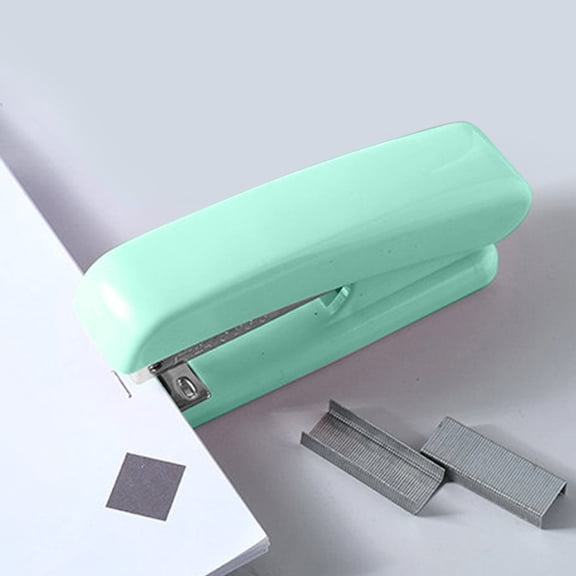 SouMaox Desktop Stapler Effortless Press Paper Binder Office Document Organizer for Workspaces