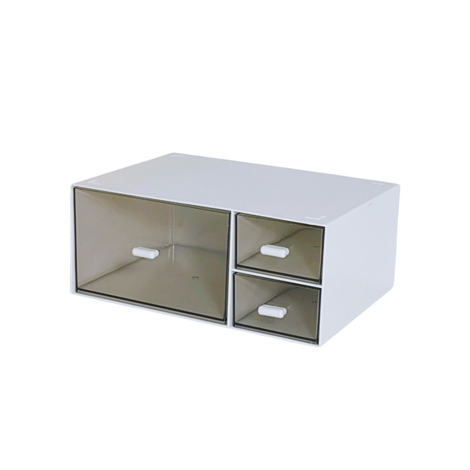 Ox Box Stackable SouMaox Desktop Storage Box Transparent Drawer Stackable Organizer ...