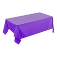 thumbnail image 1 of SouMaox Disposable Plastic Tablecloth Rectangle Wipeable Party Table Cover Heavy Duty Waterproof Surface Topper Event Banquet Supplies, 1 of 8