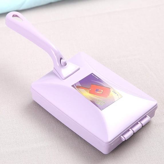 SouMaox Double Roller Dusting Brush, Portable Handheld Carpet Sweeper, Household Debris Remover, Multifunction Surface Cleaner for Home Rugs