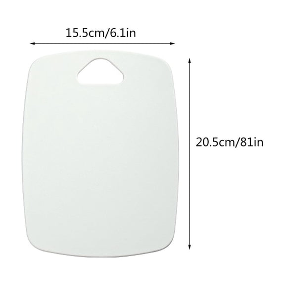 SouMaox Double Sided Fruit Board Stable Surface Chopping Block Vegetable Preparation Tool for Home Kitchen Restaurant Dining Room Decor